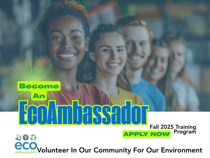 promo graphic become an EcoAmbassador Fall 2025 Training Program