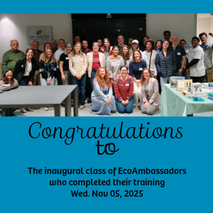 group shot of inauguarl class of EcoAmbassadors November 5, 2025