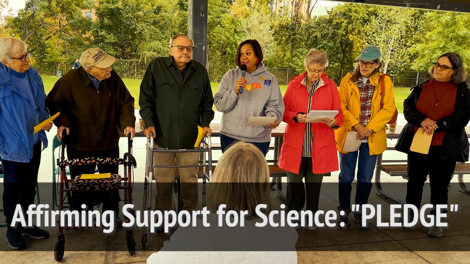 participants affirming support for science, reading 